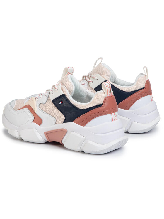 Tommy Hilfiger Sneakersy Tommy Hilfiger Chunky Lifestyle Sneaker FW0FW04695 Ružová
