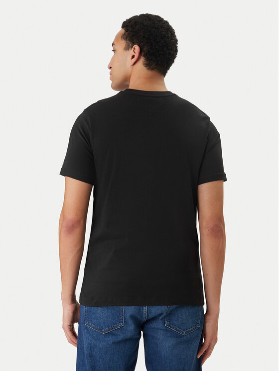 Tommy Hilfiger Tommy Hilfiger Camiseta Brand Love MW0MW42368 Negro Regular Fit