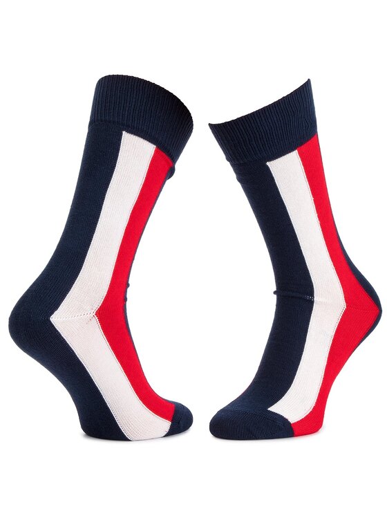 Tommy Hilfiger Dlhé ponožky Tommy Hilfiger 471012001 Tmavomodrá