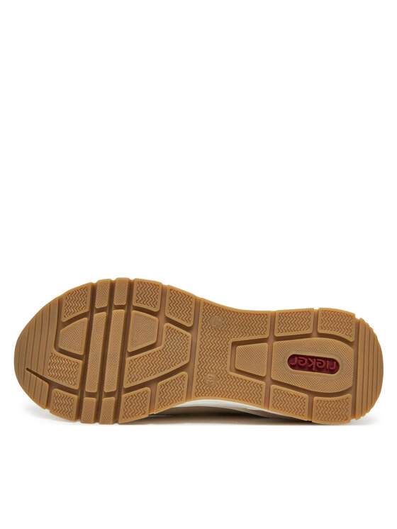 Rieker Sneakersy Rieker M6609-60 Béžová
