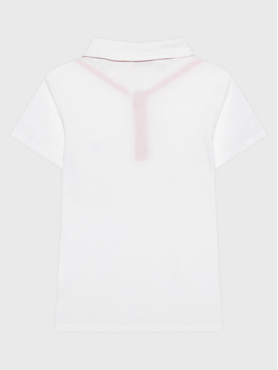 Guess Guess Polo L2GP02 KAPY0 Λευκό Regular Fit
