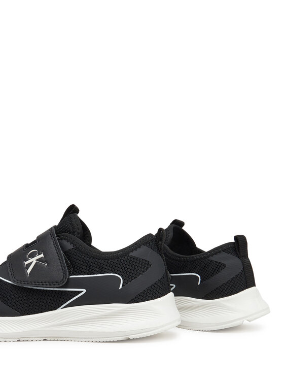 Calvin Klein Jeans Sneakersy Calvin Klein Jeans Low Cut Velcro Sneaker V1X9-83001-1697 S Černá