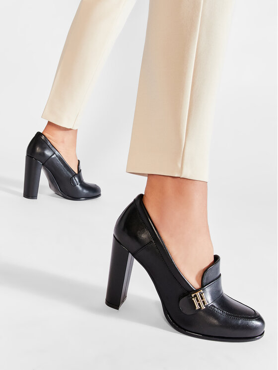 Tommy Hilfiger Scarpe basse Tommy Hilfiger Essential High Heel Pump FW0FW05780 Nero