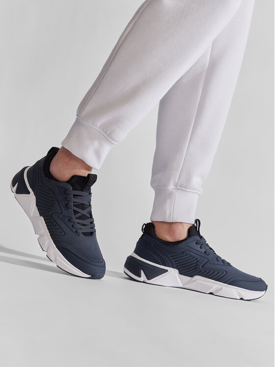 Calvin Klein Snīkeri Calvin Klein Low Top Lace Up Knit HM0HM00647 Tumši zils