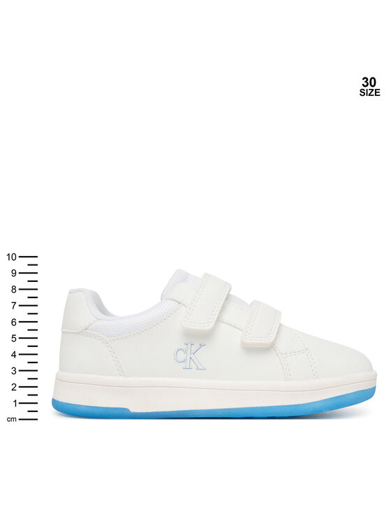Calvin Klein Sneakers Calvin Klein Low Cut Velcro V1X9-83279-0040 S Bianco