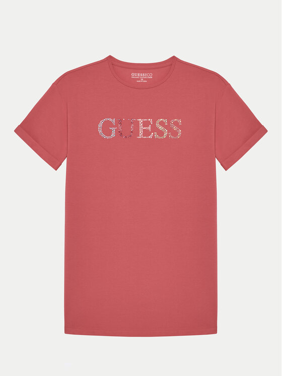 Guess Guess Футболка J5GI38 J1314 Оранжевий Regular Fit