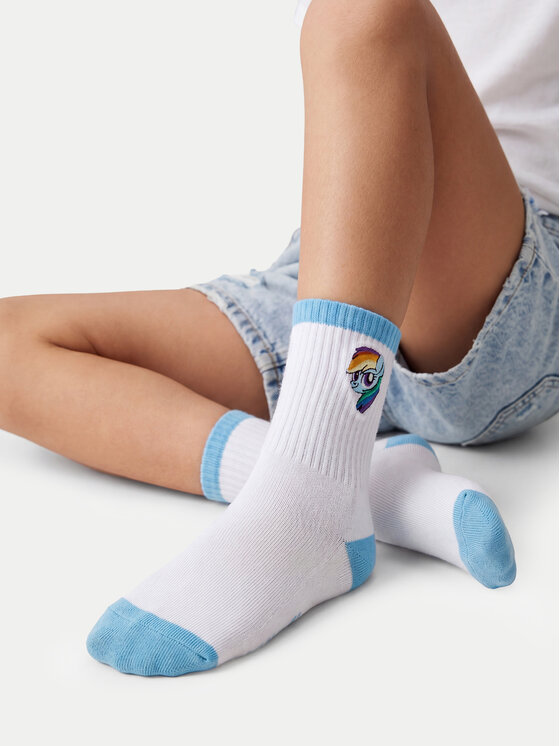 My Little Pony Довгі шкарпетки My Little Pony CEO-ACCCS-SS26-309MLP(2-PACK) Білий