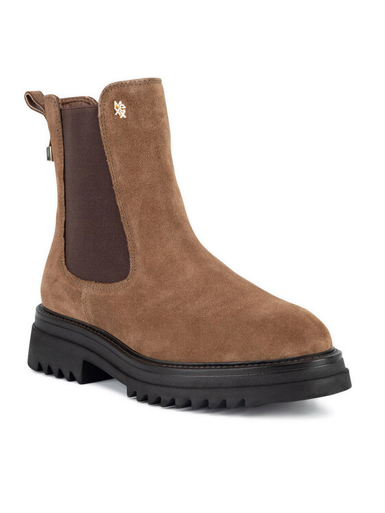 MEXX Kotníková obuv s elastickým prvkem MEXX MX/004C-WB Hnědá