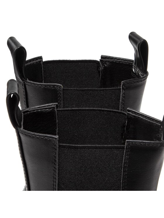 DeeZee Kotníková obuv s elastickým prvkem DeeZee ZAL90152-1 Černá