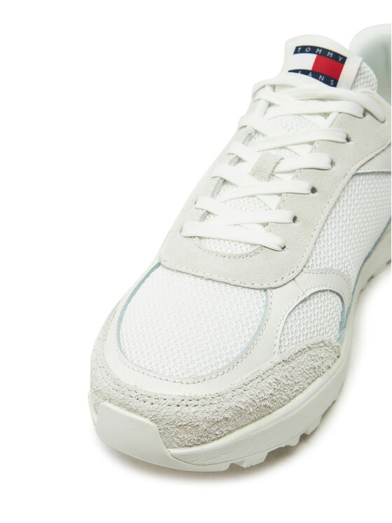 Tommy Jeans Sneakersy Tommy Jeans Tjm Technical Runner Ess EM0EM01537 Biały