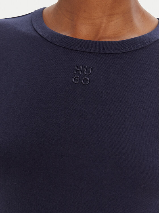 HUGO HUGO Camiseta Deloris 50512002 Azul marino Regular Fit