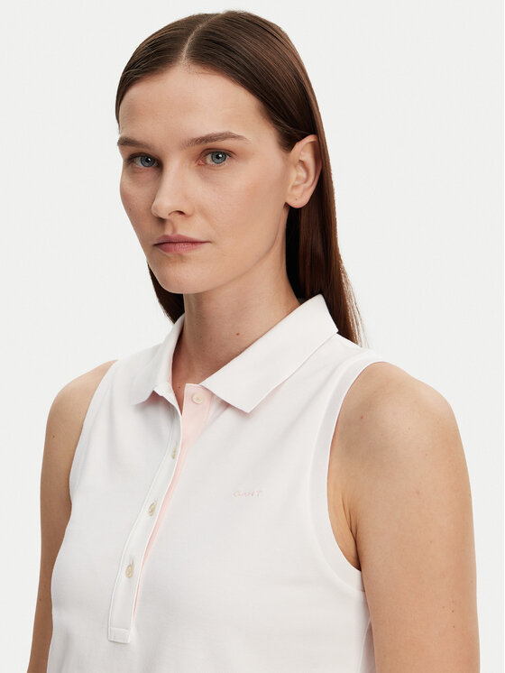 Gant Gant Polo marškinėliai 4200560 Balta Regular Fit