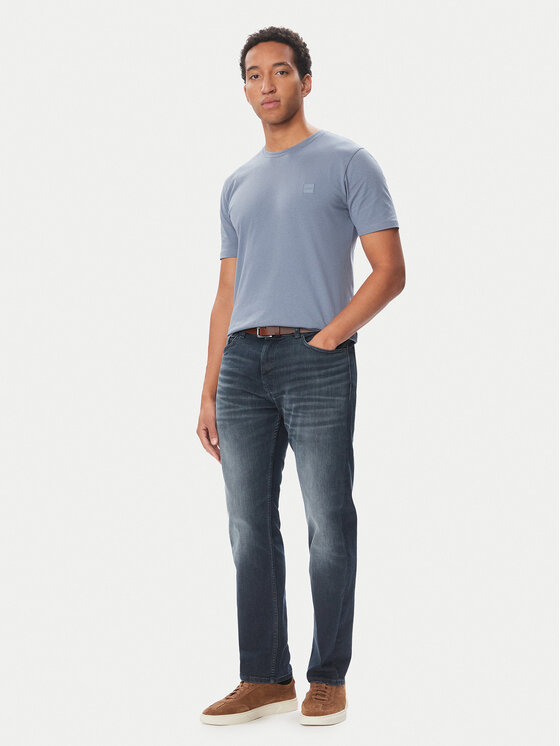 BOSS BOSS Camiseta Tales  50508584 Azul Relaxed Fit