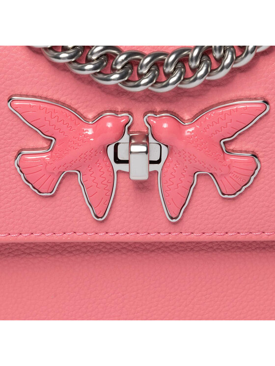 PINKO Ročna torba Pinko Free Flight Mini C PE 20 PLTT 1P21ML Y65Z Roza