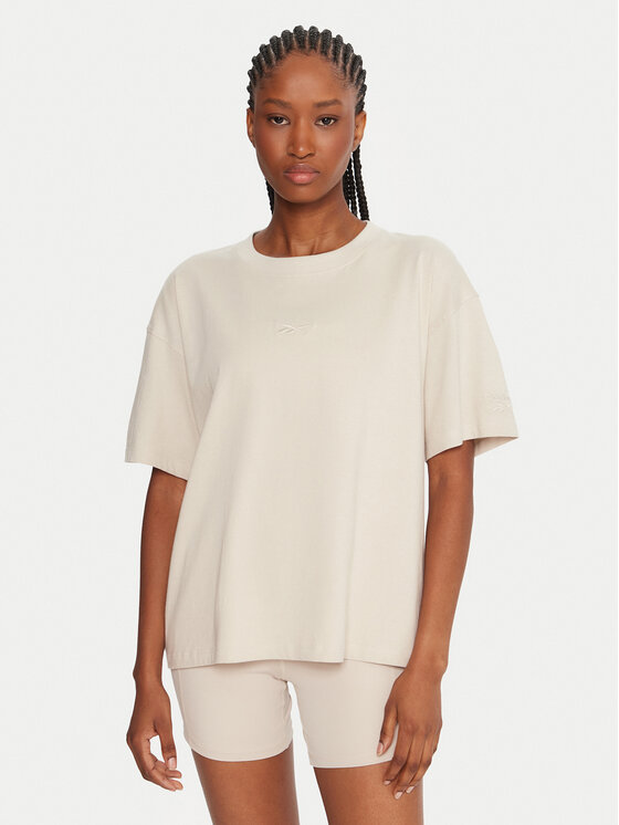 Reebok Reebok Camiseta RK25315CCW Beis Regular Fit