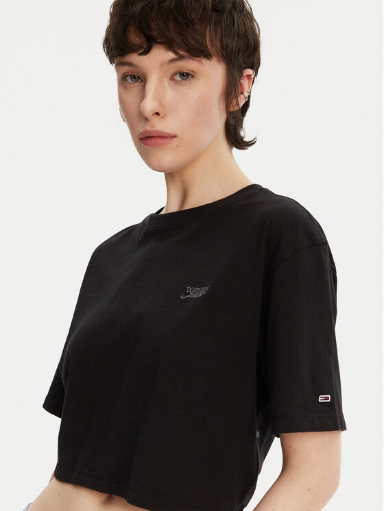 Tommy Jeans Tommy Jeans T-shirt DW0DW20324 Nero Relaxed Fit