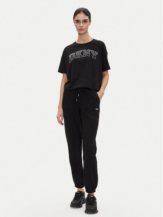 DKNY Sport DKNY Sport Футболка DP5T1223 Чорний Regular Fit