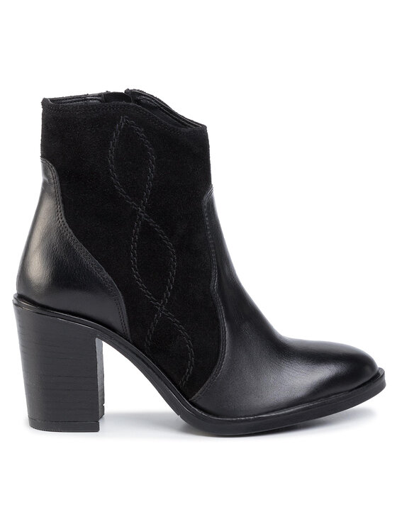 Roberto Santi Členková obuv Roberto Santi N024-VE Čierna
