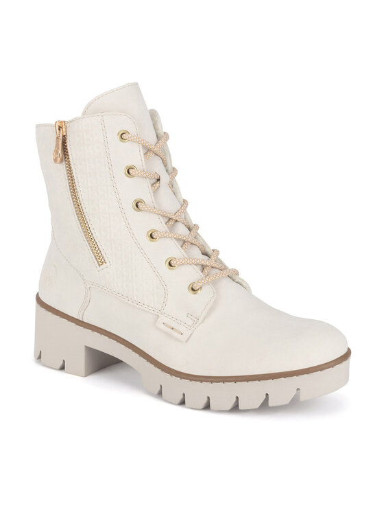 Rieker Botines planos Rieker X5719-60 Écru