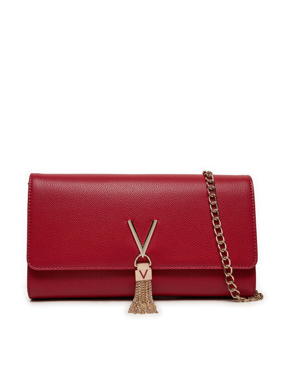 Valentino Дамска чанта Valentino Divina VBS1R401G Червен