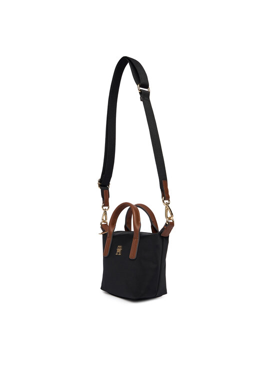 Tommy Hilfiger Bolso Tommy Hilfiger Popette Micro Tote AW0AW18368 Negro