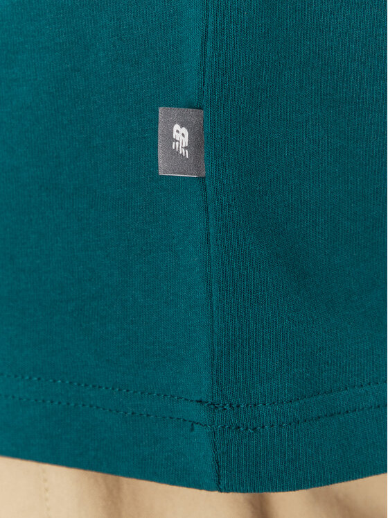 New Balance New Balance Camiseta MT51978 Verde Relaxed Fit