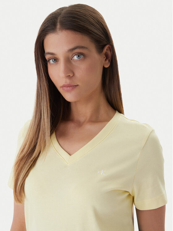 Calvin Klein Jeans Calvin Klein Jeans Camiseta Archive LV047B205G Amarillo Regular Fit