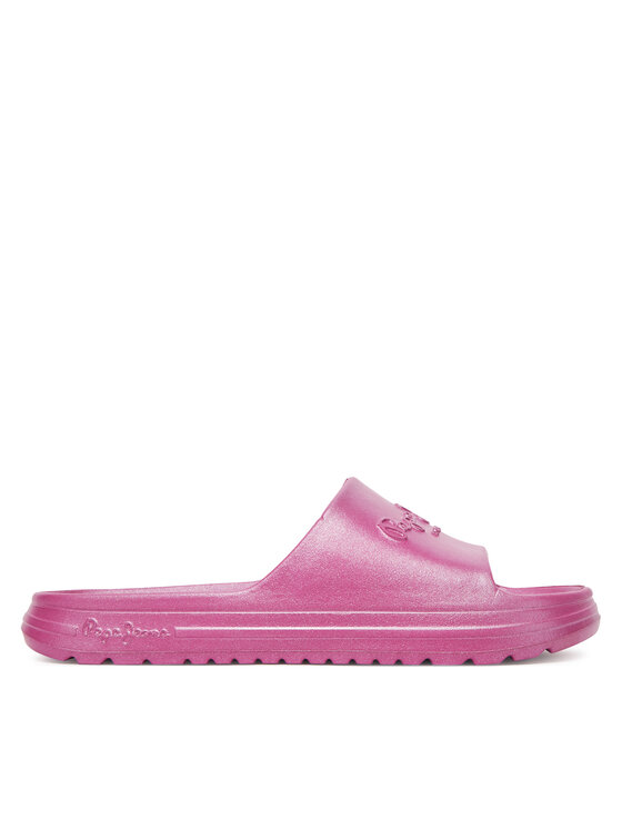 Pepe Jeans Шльопанці Pepe Jeans Beach Slidemet PLS70165 Рожевий