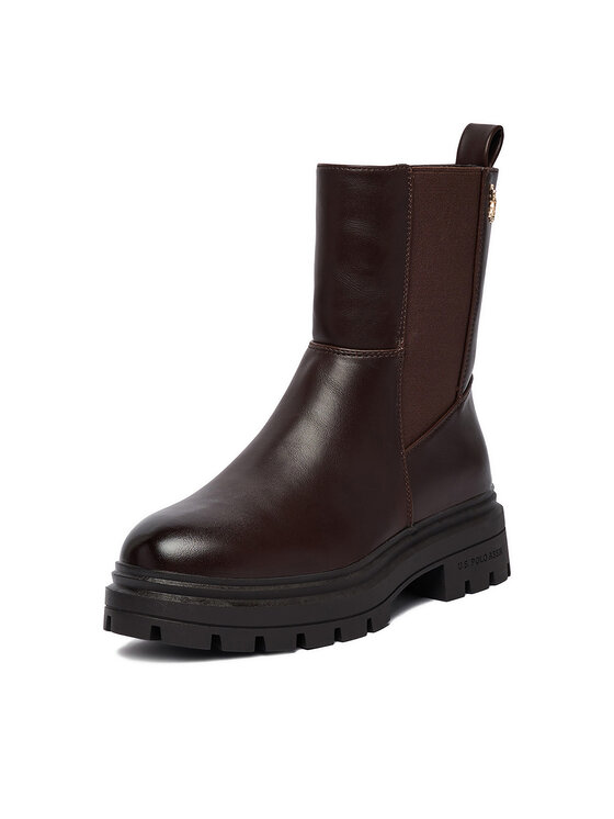 U.S. Polo Assn. Ботильйони U.S. Polo Assn. EO-SVETA003W/GYE1 Коричневий