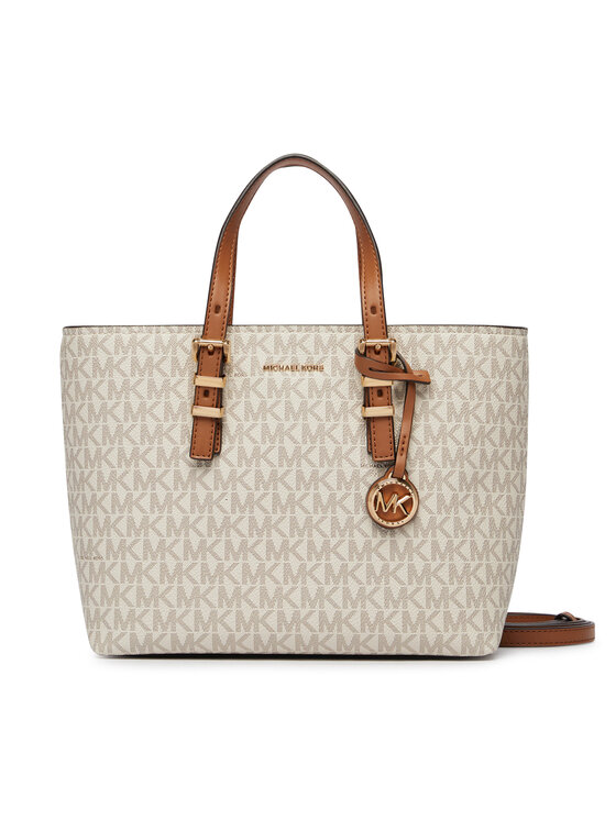 MICHAEL Michael Kors Дамска чанта MICHAEL Michael Kors 32S6GQNC0L Кремав