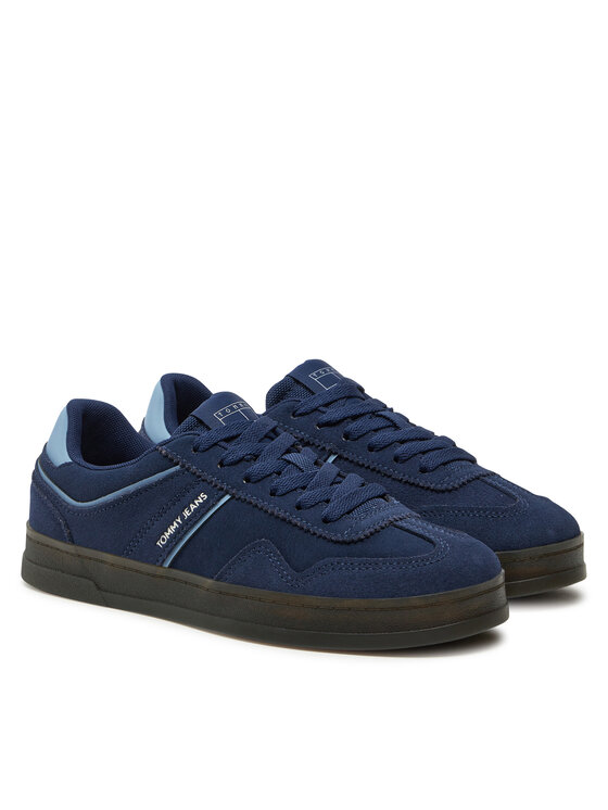 Tommy Jeans Laisvalaikio batai Tommy Jeans The Greenwich Suede EN0EN02696 Tamsiai mėlyna