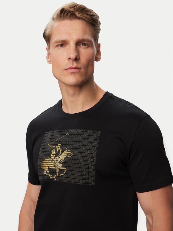 Beverly Hills Polo Club Beverly Hills Polo Club Camiseta M1617-HR Negro Regular Fit