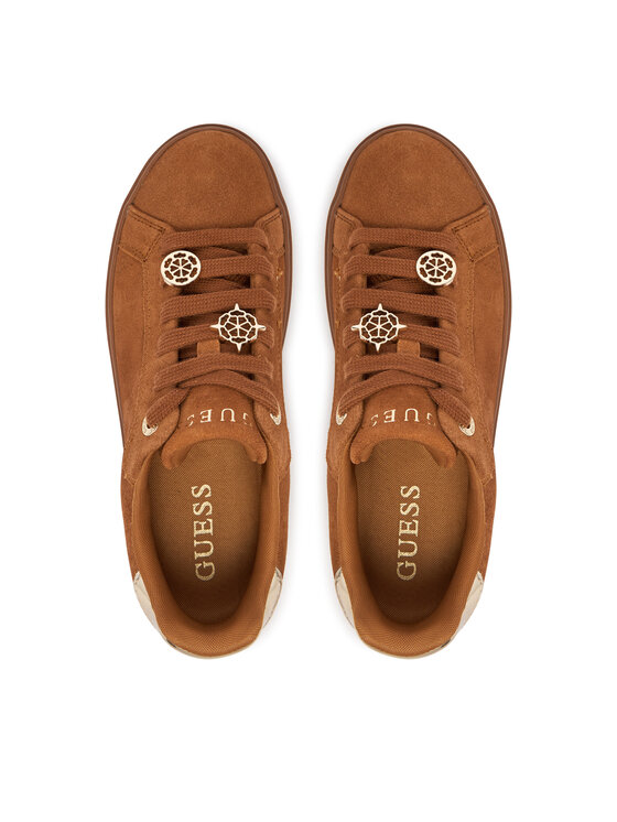 Guess Αθλητικά Guess FLFDU2 SUE12 Καφέ