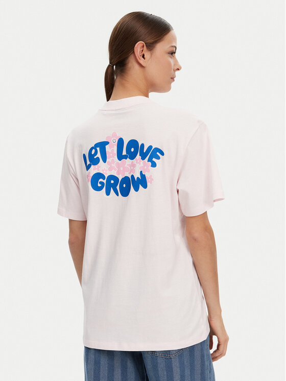 HUGO HUGO Футболка Vintage Tee 50537239 Світло-рожевий Relaxed Fit