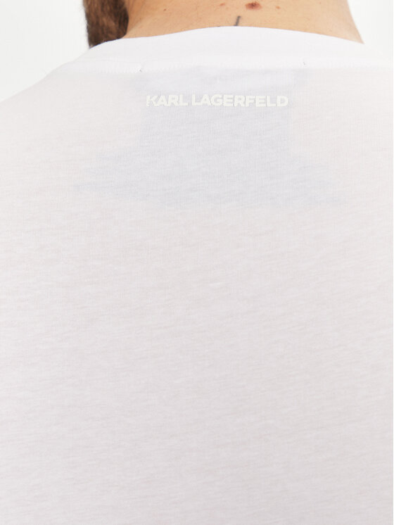 KARL LAGERFELD KARL LAGERFELD T-shirt 755426 551242 Bijela Regular Fit
