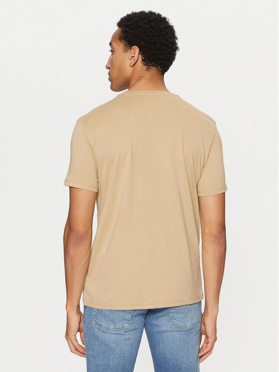 Tommy Jeans Tommy Jeans T-shirt Jaspe DM0DM20364 Bež Slim Fit