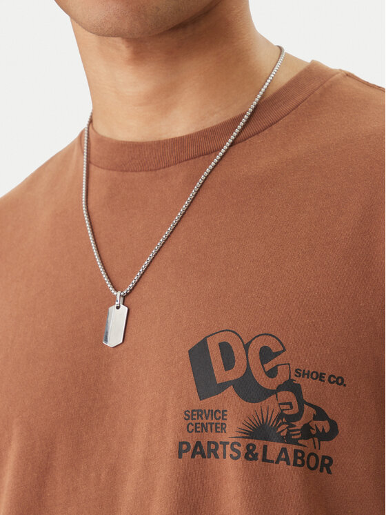 DC Shoes DC Shoes Camiseta Parts Dep EDYZT04366 Marrón Regular Fit
