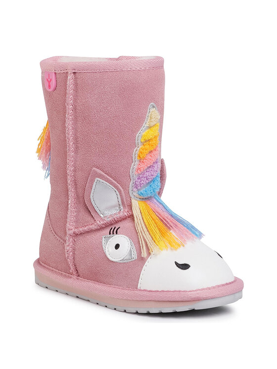 EMU Australia Μπότες Χιονιού EMU Australia Magical Unicorn K12408 Ροζ