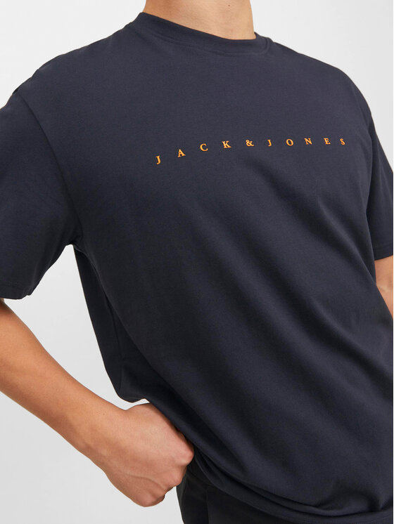 Jack & Jones Jack & Jones T-shirt Star 12234746 Tamnoplava Relaxed Fit