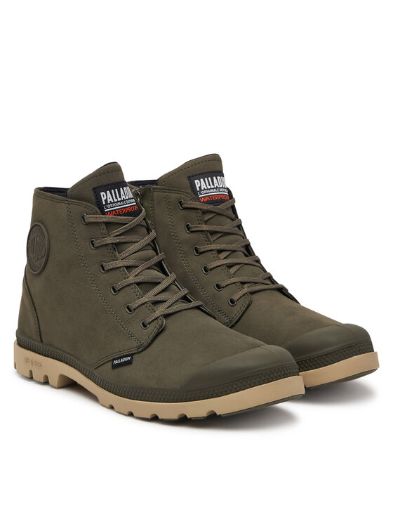 Palladium Schnürstiefeletten Palladium Pampa Lite+ Zip Wp+ 79577-325-M Dunkelgrün