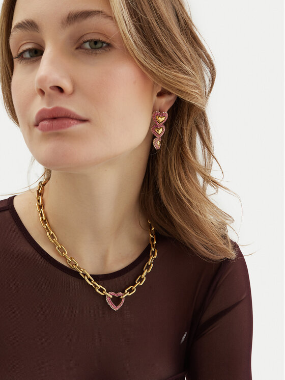 Guess Сережки Guess JUBE05 002JW Рожевий
