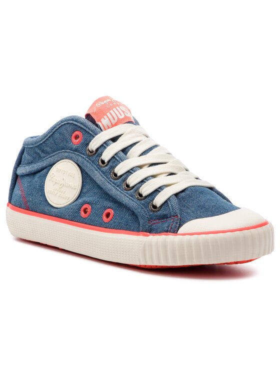 Pepe Jeans Bambas Pepe Jeans Industry Neon PLS30846 Azul marino