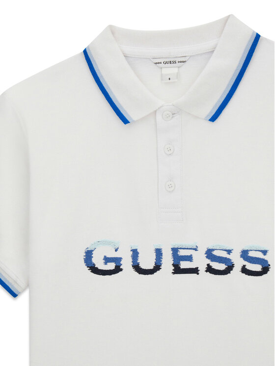Guess Guess Поло L6GP00 KADZ4 Білий Relaxed Fit