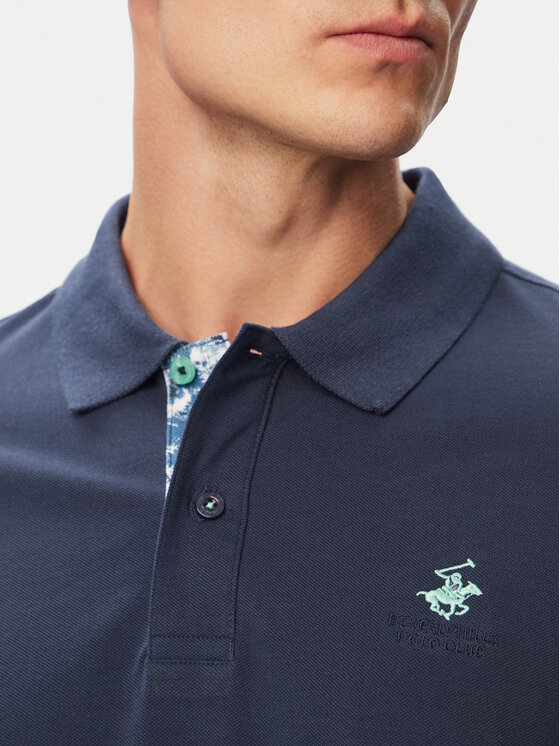 Beverly Hills Polo Club Beverly Hills Polo Club Polo P-SS26M-P450106BLU Azul marino Regular Fit