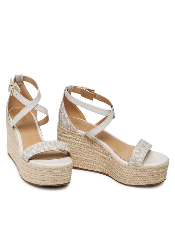 MICHAEL Michael Kors Espadrillas MICHAEL Michael Kors Serena Wedge Espadrille 40S2SEMS1B Bianco