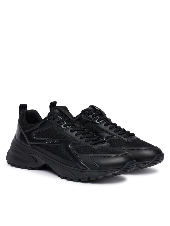 Calvin Klein Sneakers Calvin Klein Hike Runner Ckstripe Met Mix Mat HM0HM02341 Nero