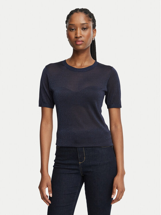 Fracomina Fracomina Camiseta FR26WT7010K490Q7 Azul marino Regular Fit
