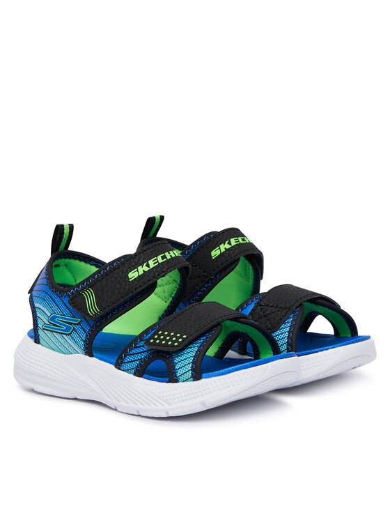Skechers Босоніжки Skechers Microspec-Splash 407034N/BKLM Голубий