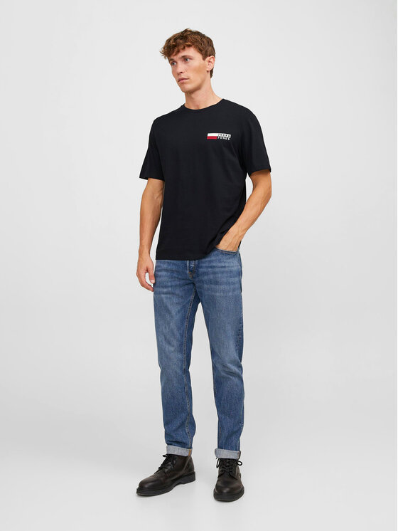 Jack & Jones Jack & Jones Marškinėliai Corp 12233999 Juoda Standard Fit