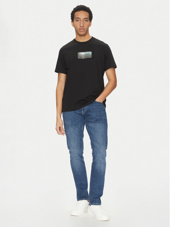 Calvin Klein Calvin Klein Póló K10K114174 Fekete Regular Fit
